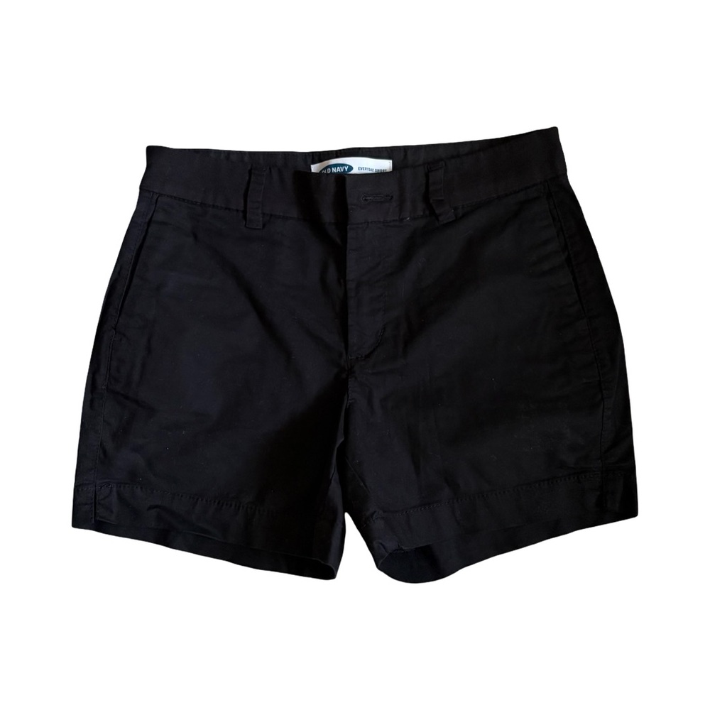 Old Navy Black Women's Chino Bermuda Shorts